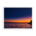 Night skyline with beautiful sunset on Mediterranean coastline - Framed poster