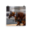 Two brown harnessed horses - Poster