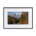 Winter mountains and a road in Austrian Alps - Matte Paper Framed Poster With Mat