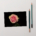 Yellow pink rose flower - Standard Postcard